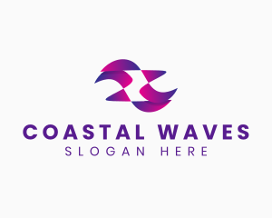 Wave App Technology logo design