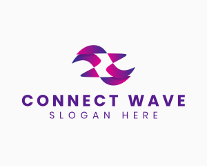 Wave App Technology logo design