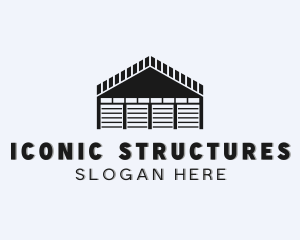 Warehouse Industrial Structure logo design