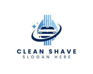 Car Wash Sparkle Cleaning logo design