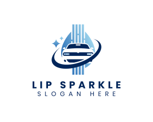 Car Wash Sparkle Cleaning logo design