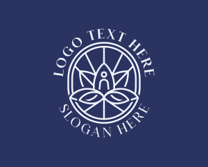 Yoga Lotus Meditation logo