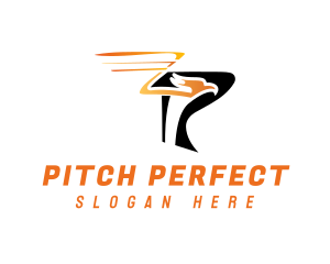 Fast Phoenix Letter P logo design