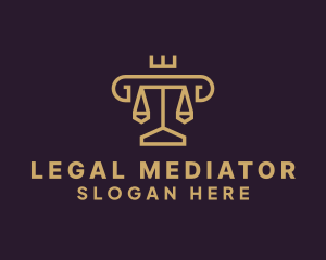 Deluxe Attorney Scale  logo design