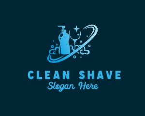 Cleaning Dishwashing Liquid  logo design