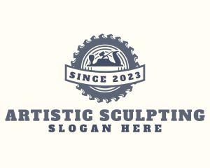 Wood Planer Saw logo design