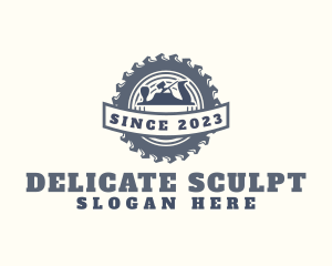 Wood Planer Saw logo design