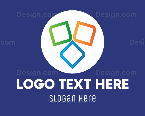 Multicolor Tech Software Logo