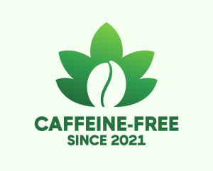 Cannabis Coffee Bean  logo design