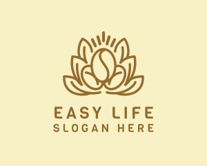 Organic Coffee Bean logo design