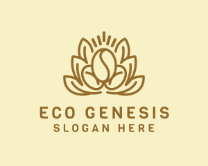 Organic Coffee Bean logo design