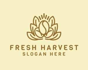 Organic Coffee Bean logo design