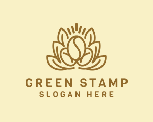 Organic Coffee Bean logo design