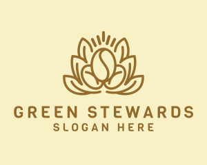 Organic Coffee Bean logo design