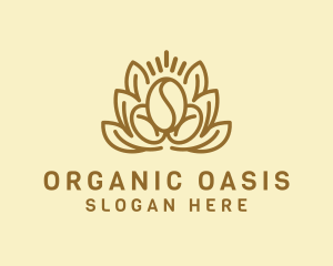 Organic Coffee Bean logo design