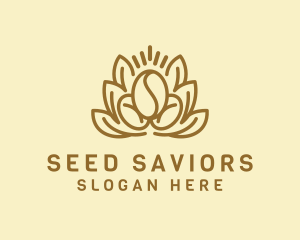 Organic Coffee Bean logo design