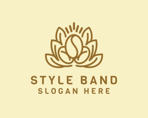 Organic Coffee Bean logo design