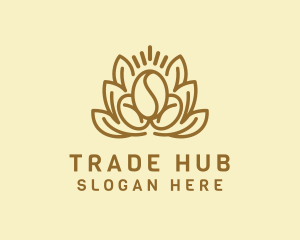 Organic Coffee Bean logo design