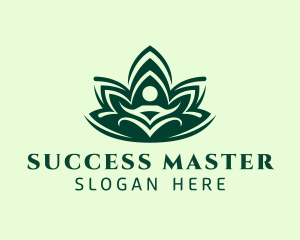 Green Guru Lotus  logo design