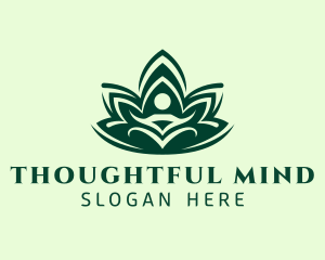 Green Guru Lotus  logo design