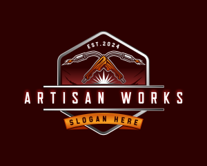 Welding Torch Fabrication logo design