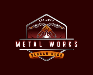 Welding Torch Fabrication logo design