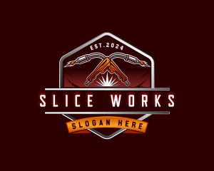 Welding Torch Fabrication logo design