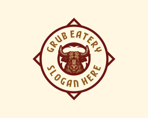 Cattle Livestock Meat logo design