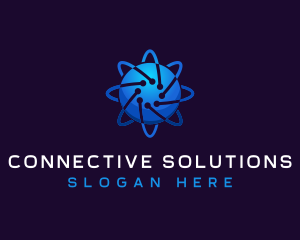 Global Communication Technology  logo design