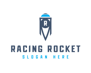 Rocket Missile Spacecraft logo design