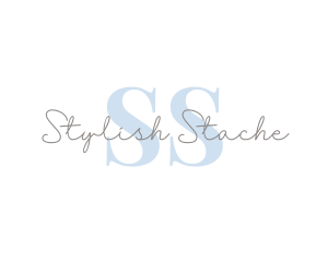 Stylish Cursive Fashion logo design