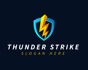 Electric Energy Shield logo design