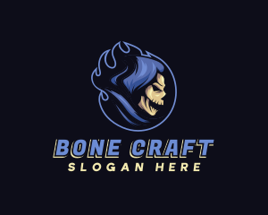 Scary Skull Reaper logo