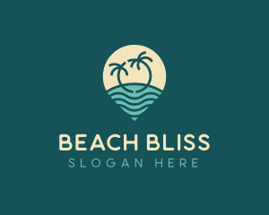 Beach Resort Vacation logo design