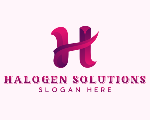 Agency Company Letter H logo design