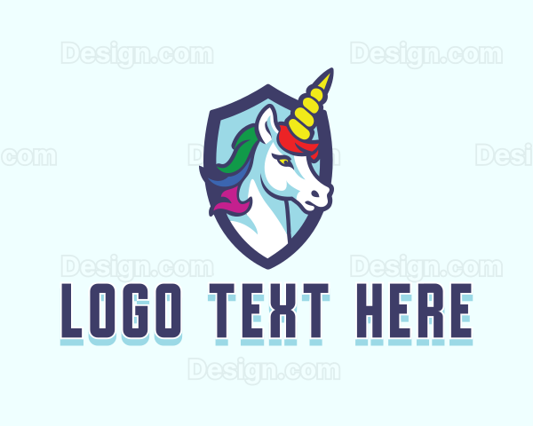 Unicorn Mythical Gaming Logo