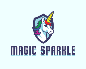 Unicorn Mythical Gaming  logo design