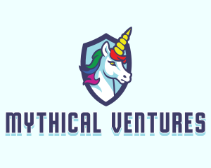 Unicorn Mythical Gaming  logo design