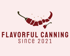 Spicy Pepper Ingredient logo design