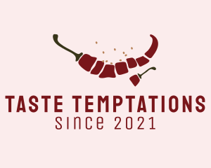 Spicy Pepper Ingredient logo design