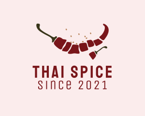 Spicy Pepper Ingredient logo design