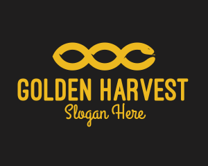 Golden Snake Chain logo design