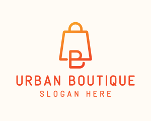 Bag Shopping Letter B Logo