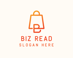 Bag Shopping Letter B logo design