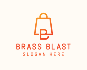 Bag Shopping Letter B logo design