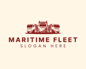 Truck Fleet Logistics logo design