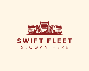 Truck Fleet Logistics logo design