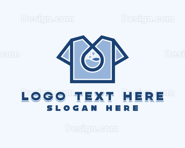 Shirt Clean Washing Logo