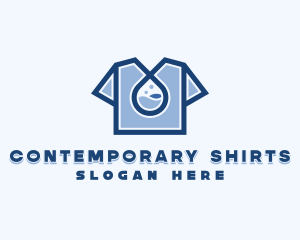 Shirt Clean Washing logo design