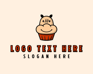 Hippo Cupcake Bakery logo